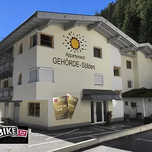 Apartament Gehoerde-soelden Inklusive Summercard, Sölden